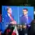 Kandydat PiS Karol Nawrocki i kandydat Koalicji Obywatelskiej Rafał Trzaskowski