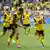 Jubel Spieler von Borussia Dortmund nach Tor gegen Holstein Kiel