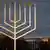 La Casa Blanca es visible al atardecer durante el encendido de la Menorah Nacional en Washington, D.C.