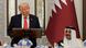 دونالد ترامپ (چپ) در هنگام دیدار با امیر قطر (راست) - دوحه، ۱۴ مه ۲۰۲۵