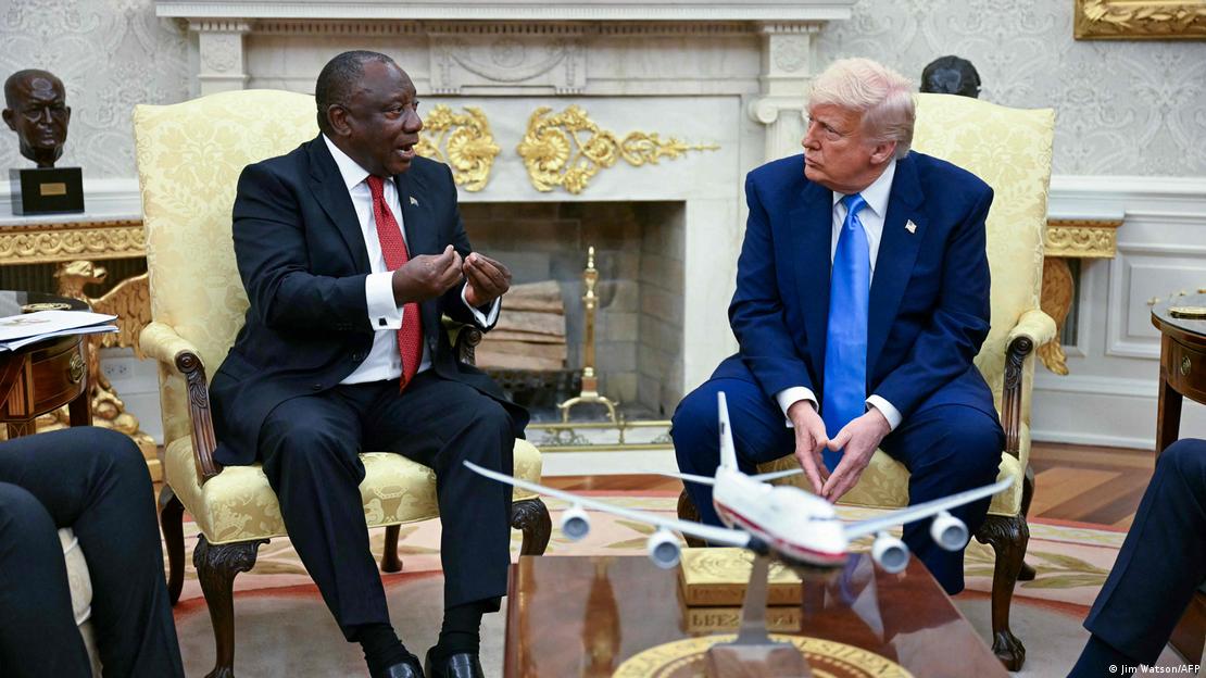 Washington USA | US President Donald Trump trifft Südafrikas Präsident Cyril Ramaphosa im Weißen Haus 