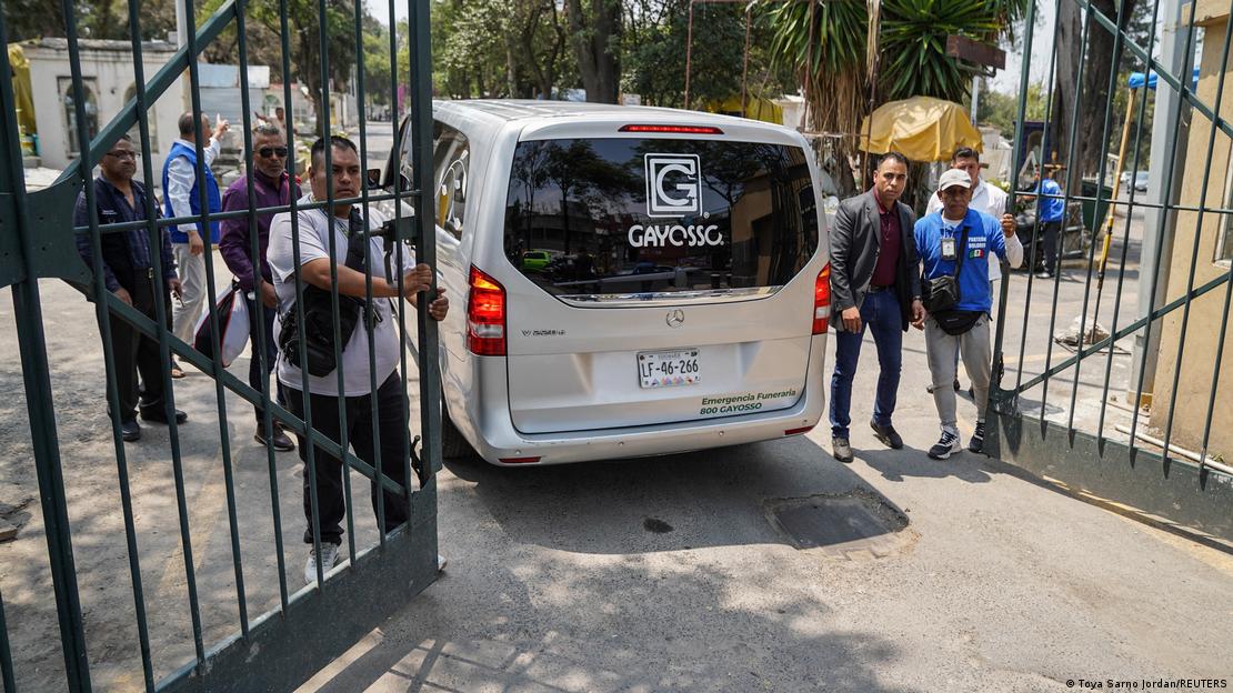 Sepelio de los dos colaboradores de la jefa de Gobierno de Ciudad de México, Clara Brugada.