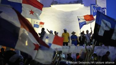Marcha sindicalista en la Ciudad de Panamá, foto de mayo de 2025. Marcha sindicalista en la Ciudad de Panamá, foto de mayo de 2025.