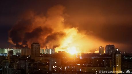 Russischer Drohnenangriff auf Kyjiw 