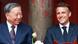 Pemimpin Vietnam To Lam dan Presiden Prancis Emmanuel Macron saat makan siang di Hanoi, Vietnam
Pemimpin Vietnam To Lam dan Presiden Prancis Emmanuel Macron saat makan siang di Hanoi, Vietnam
