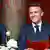 Leaders of France and Vietnam, Emmanuel Macron and To Lam, smile during a luncheon in Hanoi

