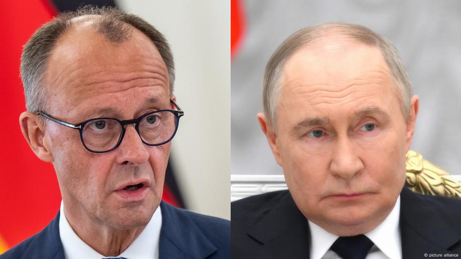 Fridrih Merc i Vladimir Putin