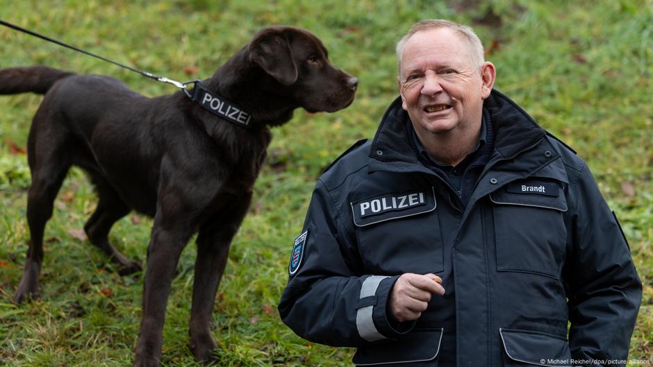 Službene pse koristi i policija: na fotografiji je Folker Brant, šef službe za policijske pse u pokrajini Tiringiji