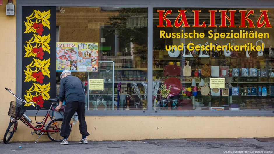 Ludvigsburg (2017) radnja sa ruskom hranom i drugom proizvodima na koje su ruki Nemci tamo navikli