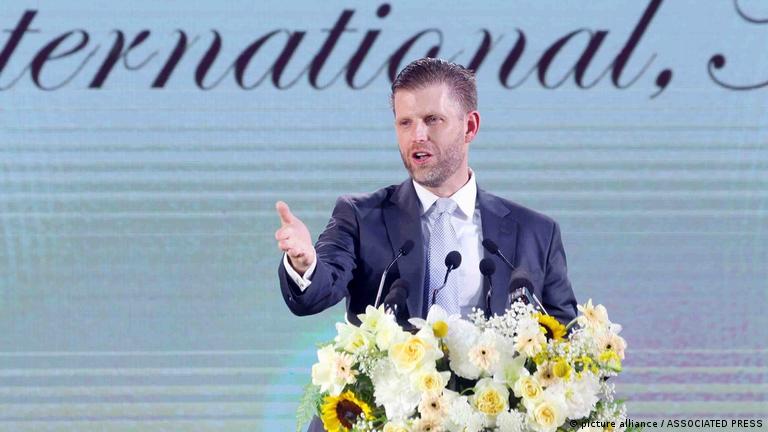 Eric Trump en conferencia