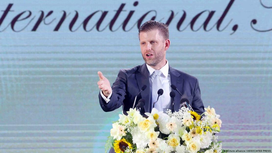 Eric Trump en conferencia