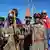 Herero elders pictured at a commemoration event in Namibia