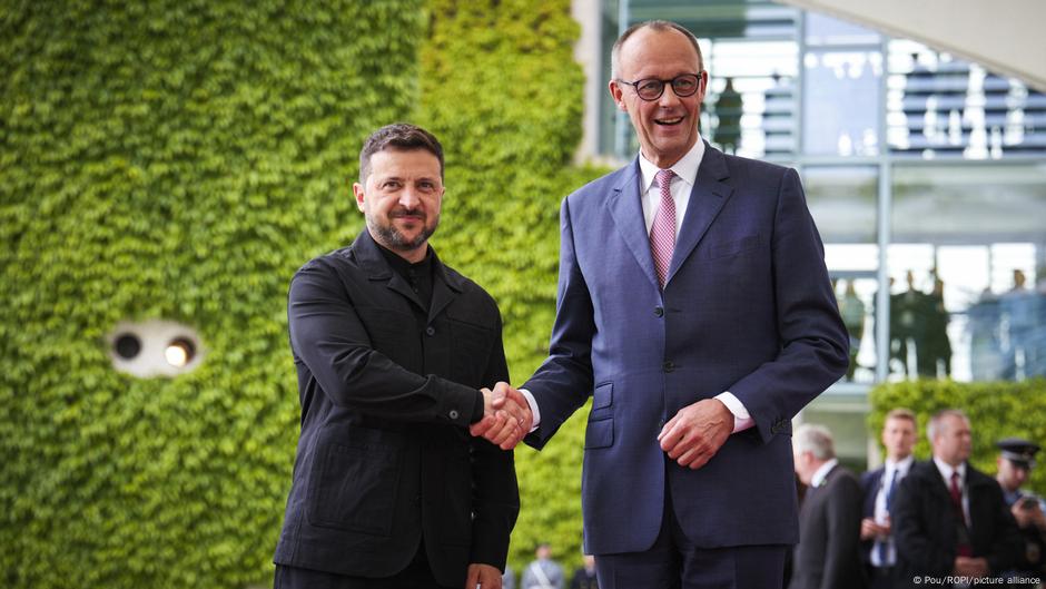 Volodimir Zelenski i Fridrih Merc, 28. maj 2025. Berlin