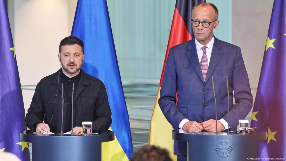 Volodimir Zelenski i Fridrih Merc u Berlinu, 28.05.2025.