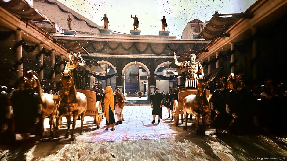 Trodimenzionalna projekcija Lučke ulice, Ephesus Experience Museum