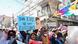 Simpatizantes de Evo Morales se manifiestan en Bolivia con un cartel con su foto, en el que se lee: "Sin Evo no hay elecciones".