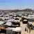 Tents in a sandy area in Khan Younis, in southern Gaza on May 29, 2025