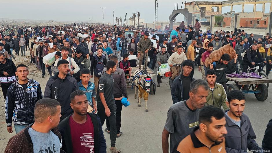 Jedan od punktova gde se distribura humantirana pomoć, 1. juni 2025.