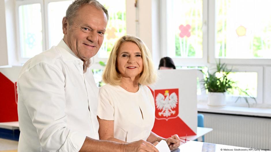 Donald Tusk sa suprugom