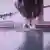 Ukrainian handout footage from June 3 showing a blast on a bridge column