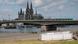 Picture of Cologne across the Rhine, with bridge and cathedral in sight Picture of Cologne across the Rhine, with bridge and cathedral in sight