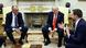 Kanclerz Friedrich Merz z prezydentem Donaldem Trumpem oraz wiceprezydentem JD Vance'm w Gabinecie Owalnym Kanclerz Friedrich Merz z prezydentem Donaldem Trumpem oraz wiceprezydentem JD Vance'm w Gabinecie Owalnym
