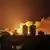 Las llamas y el humo dominan un sector de Kiev, la capital de Ucrania, que fue estremecida por explosiones debido a un nuevo ataque ruso.