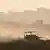 Tanque israelí en Gaza.