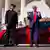 U.S. President Donald Trump, accompanied by White House Senior Advisor, Tesla and SpaceX CEO Elon Musk