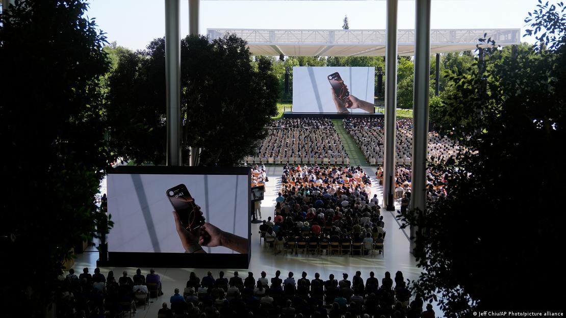 Imagen de la Conferencia Mundial de Desarrolladores de Apple.