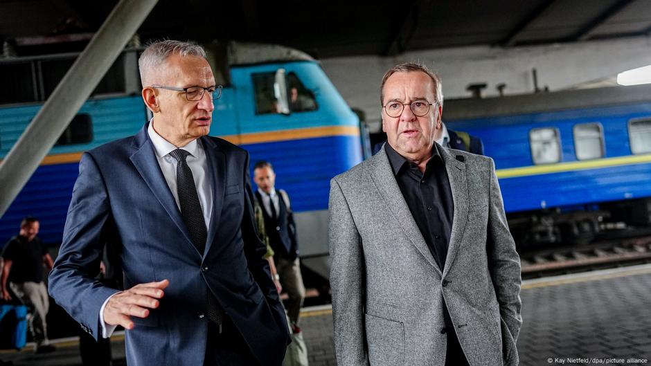 Martin Jeger i Borsi Pistorijus u Kijevu, 12.06.2025.