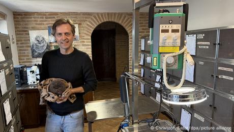 Der Tierarzt Massimo Vacchetta kümmert sich um Igel. Der Tierarzt Massimo Vacchetta kümmert sich um Igel.