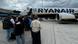 People board Ryanair plane at Rome Ciampino Airport in Ciampino, Italy on April 27, 2025 People board Ryanair plane at Rome Ciampino Airport in Ciampino, Italy on April 27, 2025