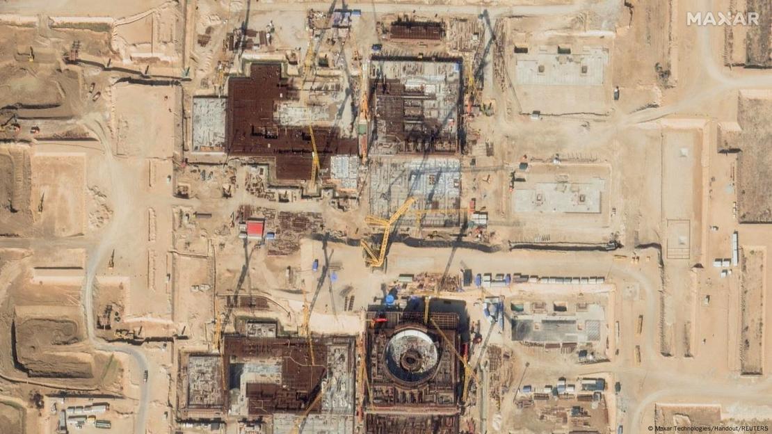 Imazh satelitor i reaktorëve bërthamorë në ndërtim e sipër në Bushehr, janar 2025. Imazh satelitor i reaktorëve bërthamorë në ndërtim e sipër në Bushehr, janar 2025.