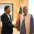 London, UK | Meeting between Muhammad Yunus and Tarique Rahman - two men shake hands