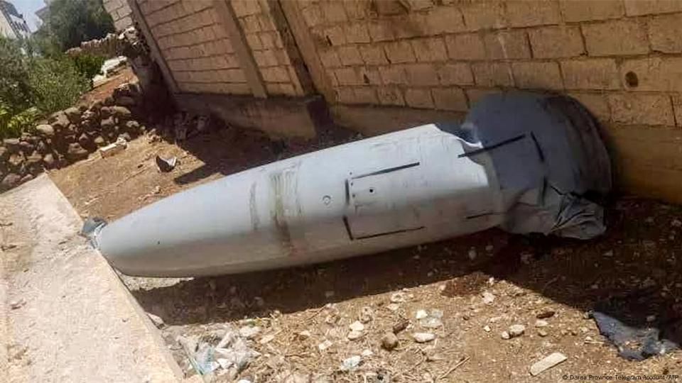 Restos de un misil iraní en Siria, que fue lanzado contra Israel Restos de un misil iraní en Siria, que fue lanzado contra Israel