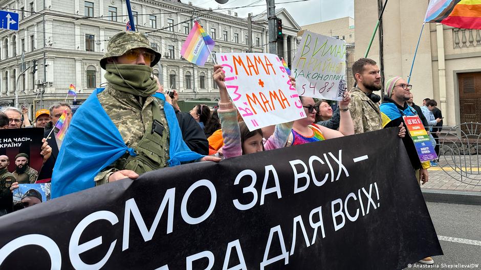Kyiv sees first LGBTQ Pride march since Russian invasion