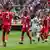 Kingsley Coman cèbre son but contre Auckland City dimanche lors de la première jourée de la Coupe du Monde des Clubs.