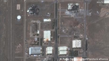 Satellitenbild der Atomanreicherungsanlage in Natanz, Aufnahme vom Juni 2025