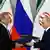 Иранский и российский президенты Масуд Пезешкиан и Владимир Путин в Москве после подписания соглашения о сотрудничестве (17 января 2025 года)