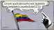 Caricatura: de una mano con dedo índice en forma de pistola, sale una burbuja que dice: "Con este sencillo pero emotivo acto, declaramos inaugurada la campana electoral 2026). Debajo, una bandera de Colombia con tres agujeros de bala. 