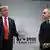 Donald Trump (izq.) y Mark Carney conversan en el marco de la Cumbre del G7 en Kananaskis, Canadá, el lunes (16.06.2025).