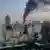 Israel Strikes Iranian Media Building Smoke rises from the rubble of an Iranian state media building in Tehran after an Israeli airstrike on June 16, 2025