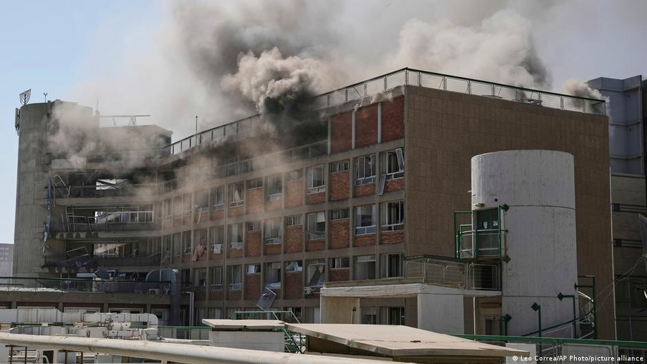 Iranian missile strikes hit Israeli hospital