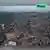 Captura de pantalla de un vídeo grabado con un dron que muestra la destrucción masiva en Gaza.