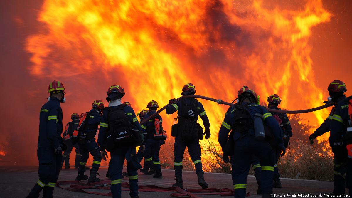 Greece Wildfires Continue To Rage On Chios
