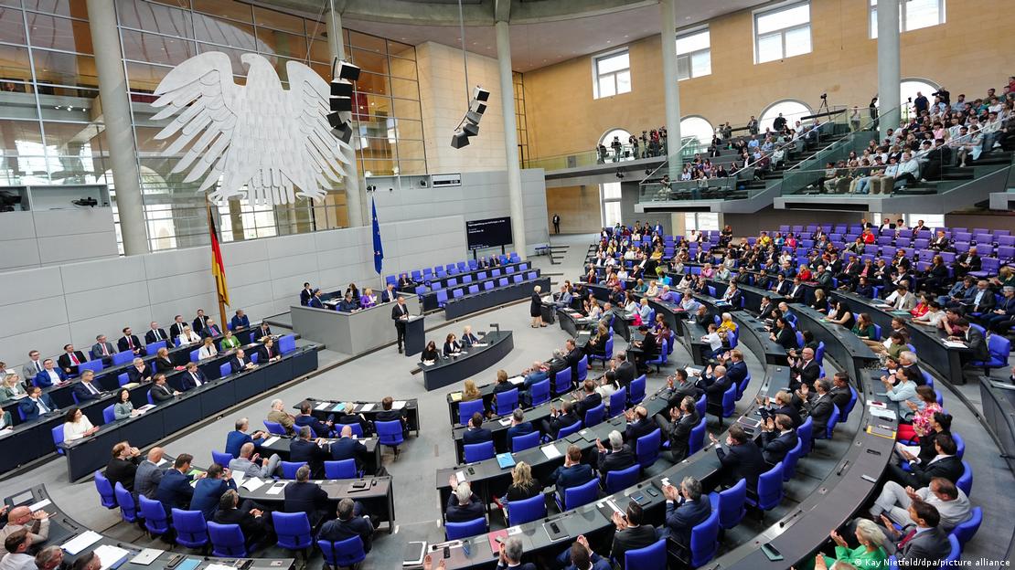 Vista global del Bundestag.