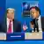 El presidente de Estados Unidos, Donald Trump, y el secretario general de la OTAN, Mark Rutte, hablan al inicio de una cumbre de líderes de la OTAN en La Haya, Países Bajos, el 25 de junio de 2025.