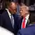 Friedrich Merz und Donald Trump ins Gespräch vertieft