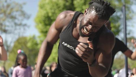 Die Workouts von Isaac Kyere sind der Hit in Berlin. Die Workouts von Isaac Kyere sind der Hit in Berlin.
